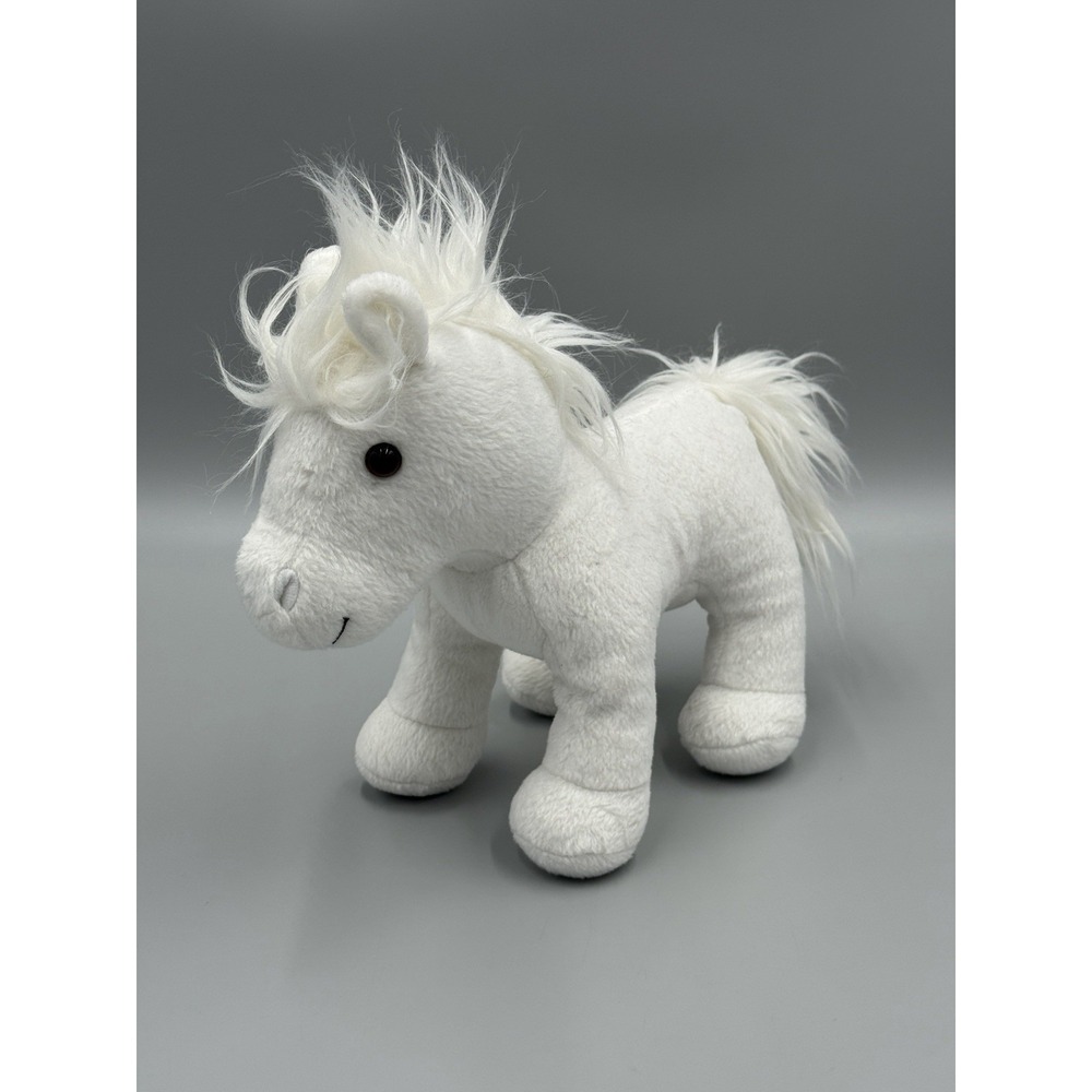Battat White Horse Pony 10 Inch Stuffed Plush